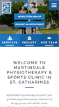 Mobile Screenshot of martindalephysiotherapy.com